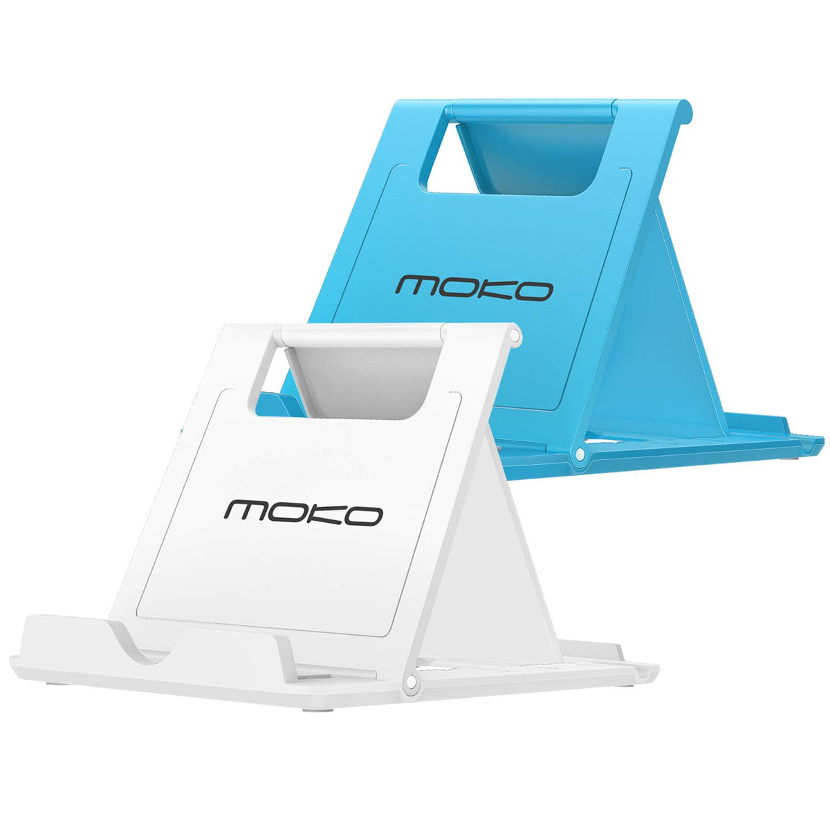Moko 2 Pack Cell Phone Stand for Desk, Tablet Stand for 4"-11" Devices