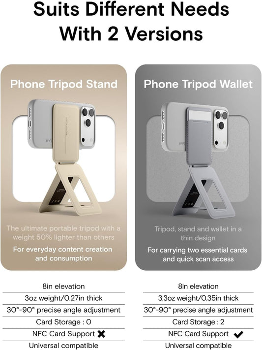 MOFT Phone Tripod Stand, Portable Selfie Stick for iPhone, Mulit-Angle