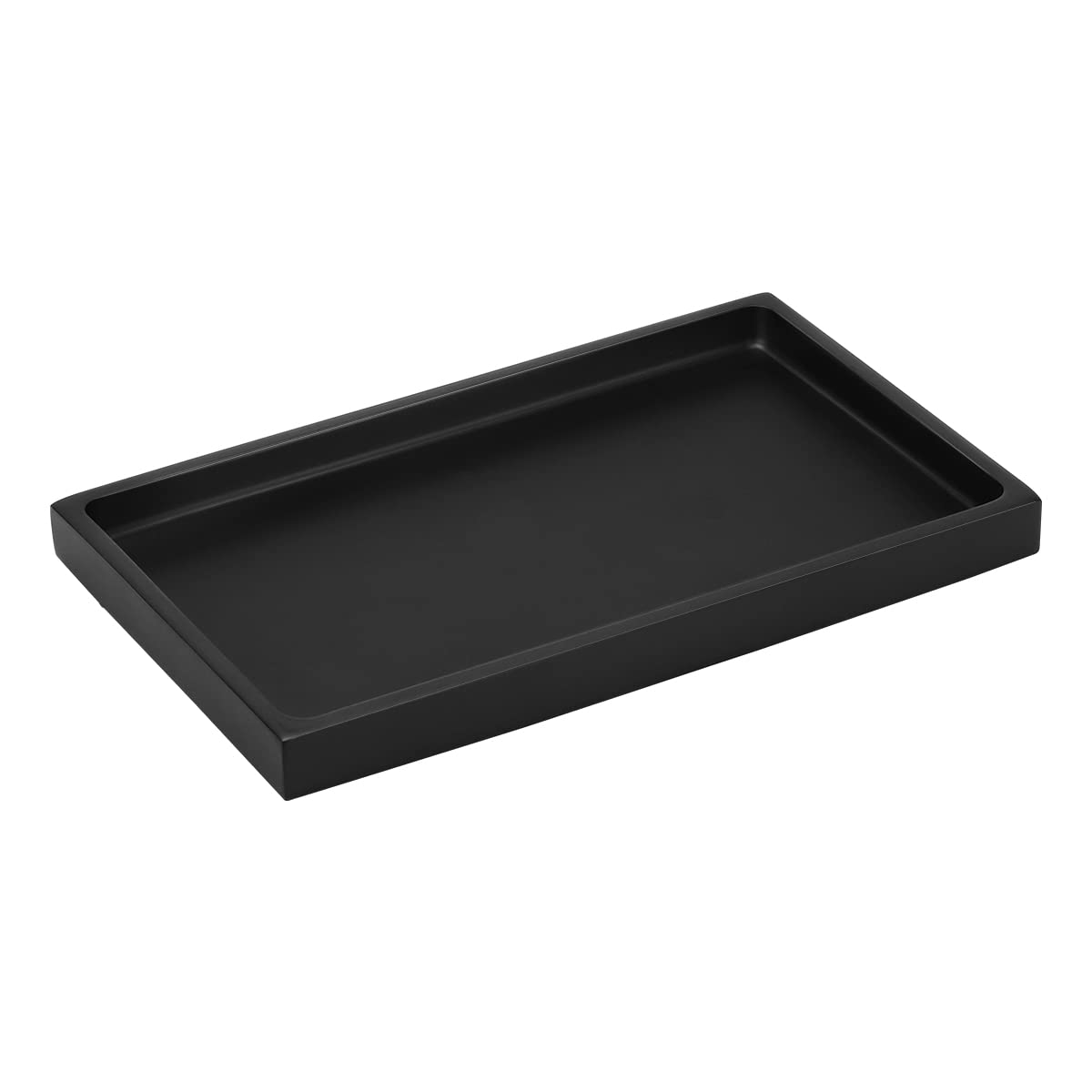 Emibele Bathroom Vanity Tray Countertop, 8" Rectangular Marble Resin Tray