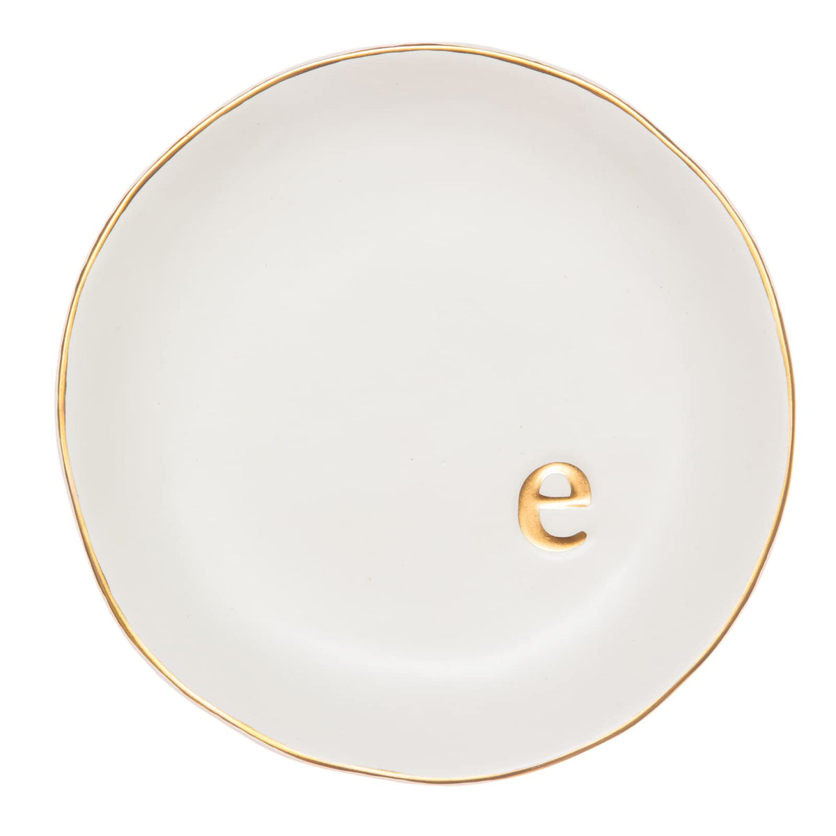 COLLECTIVE HOME Ceramic Jewelry Tray, Trinket Dish, Gifts for Women (M)