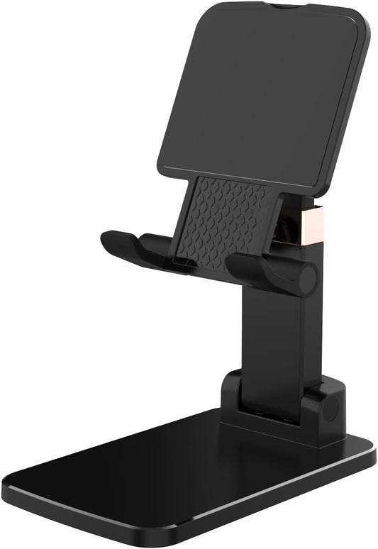 Adjustable Phone Stand, Heavy Duty Black Phone Holder