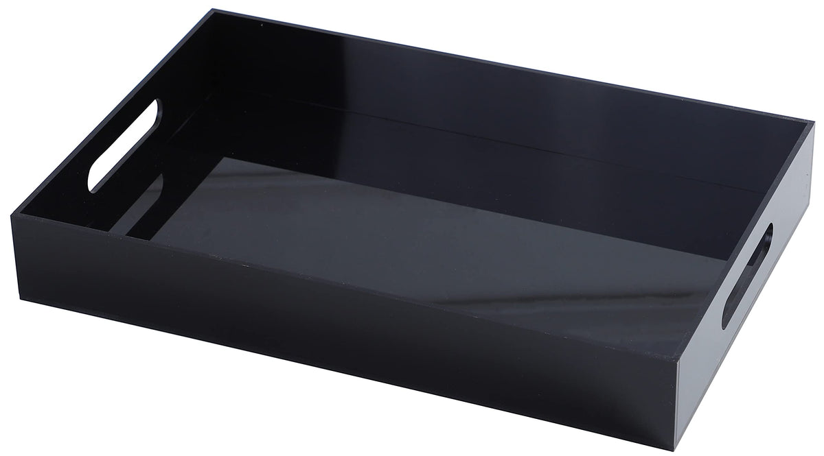 Sooyee Acrylic Serving Tray with Handles,Green Valley