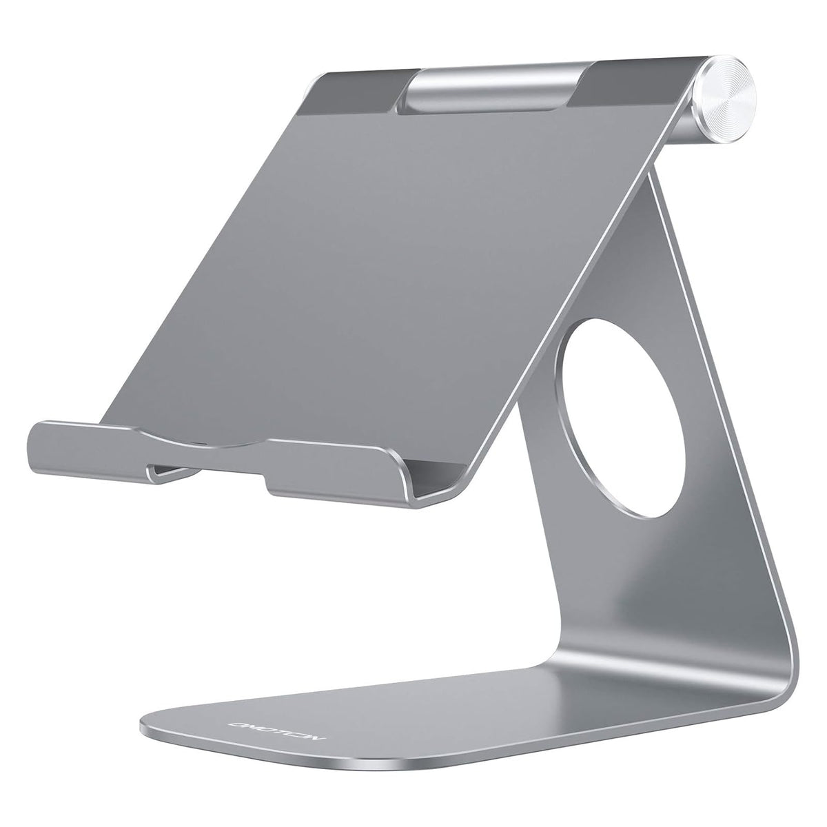 OMOTON T1 Adjustable Tablet Stand for Desk, Aluminum Holder for iPad Gold