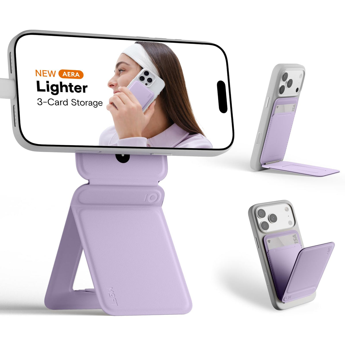 MOFT Phone Tripod Stand, Portable Selfie Stick for iPhone, Mulit-Angle