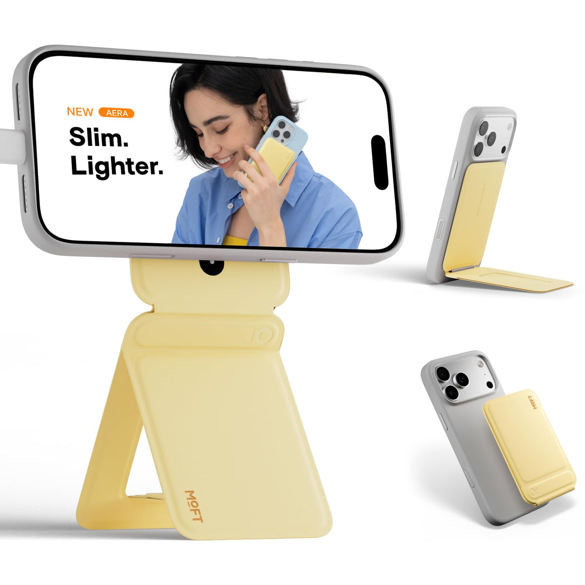 MOFT Phone Tripod Stand, Portable Selfie Stick for iPhone, Mulit-Angle