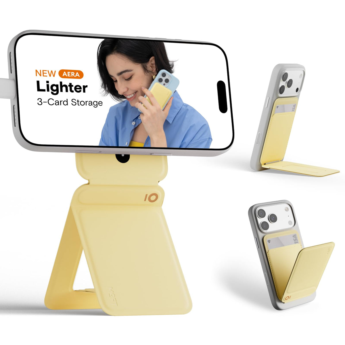 MOFT Phone Tripod Stand, Portable Selfie Stick for iPhone, Mulit-Angle