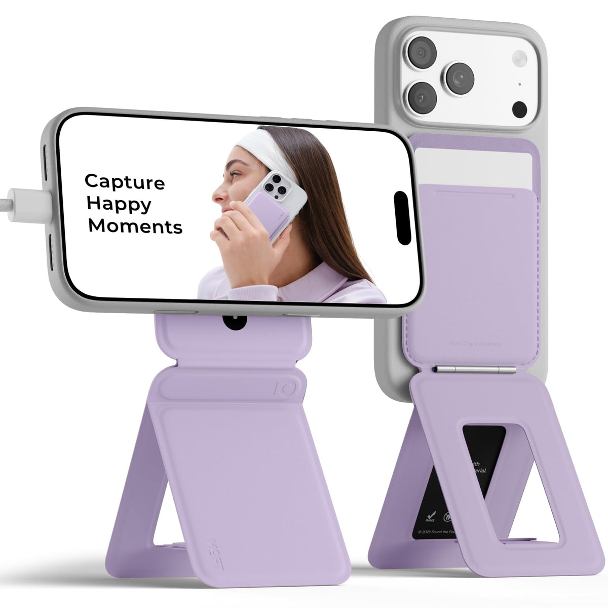 MOFT Phone Tripod Stand, Portable Selfie Stick for iPhone, Mulit-Angle