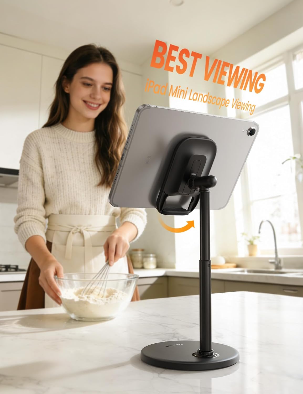 Lamicall Cell Phone Stand for Desk - [Height Angle] Adjustable Phone Holder