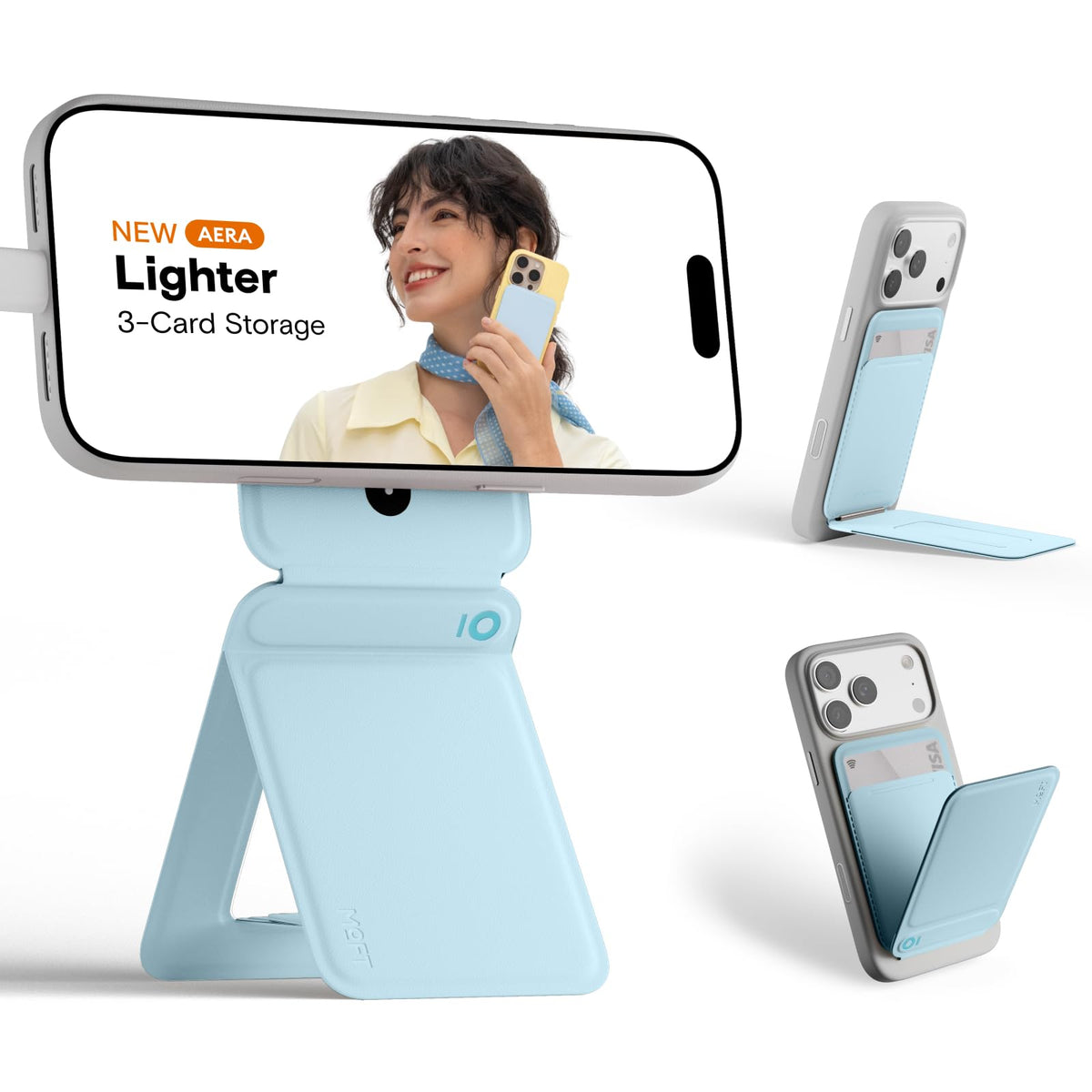 MOFT Phone Tripod Stand, Portable Selfie Stick for iPhone, Mulit-Angle