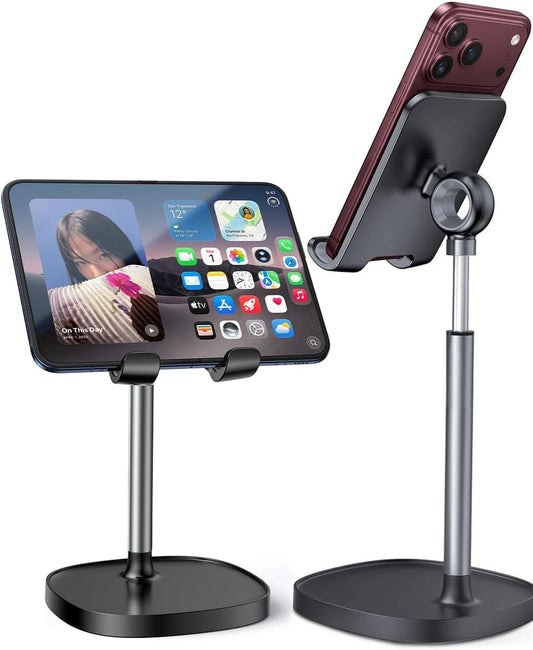 LISEN Cell Phone Stand Phone Holder for Desk, Office Decor Gadgets for Men