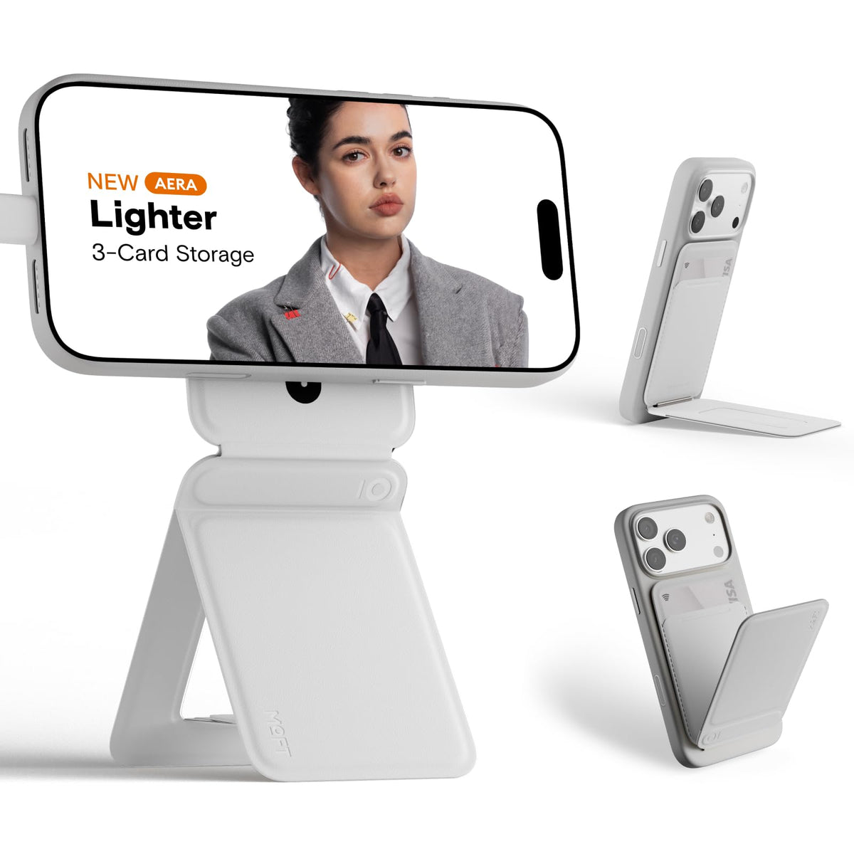 MOFT Phone Tripod Stand, Portable Selfie Stick for iPhone, Mulit-Angle