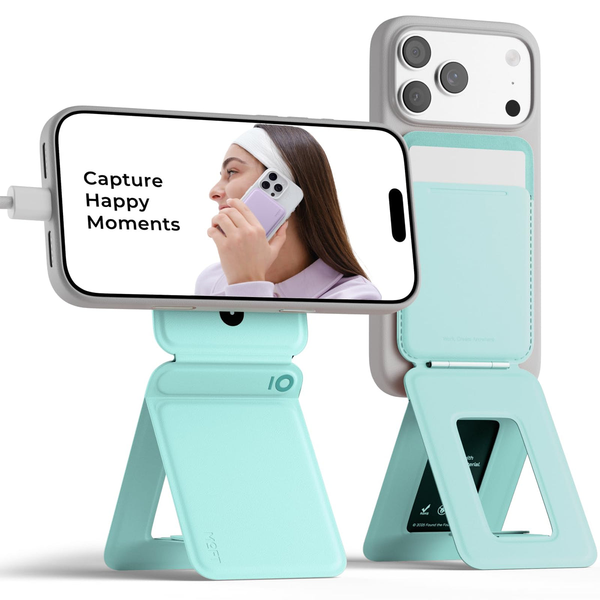 MOFT Phone Tripod Stand, Portable Selfie Stick for iPhone, Mulit-Angle