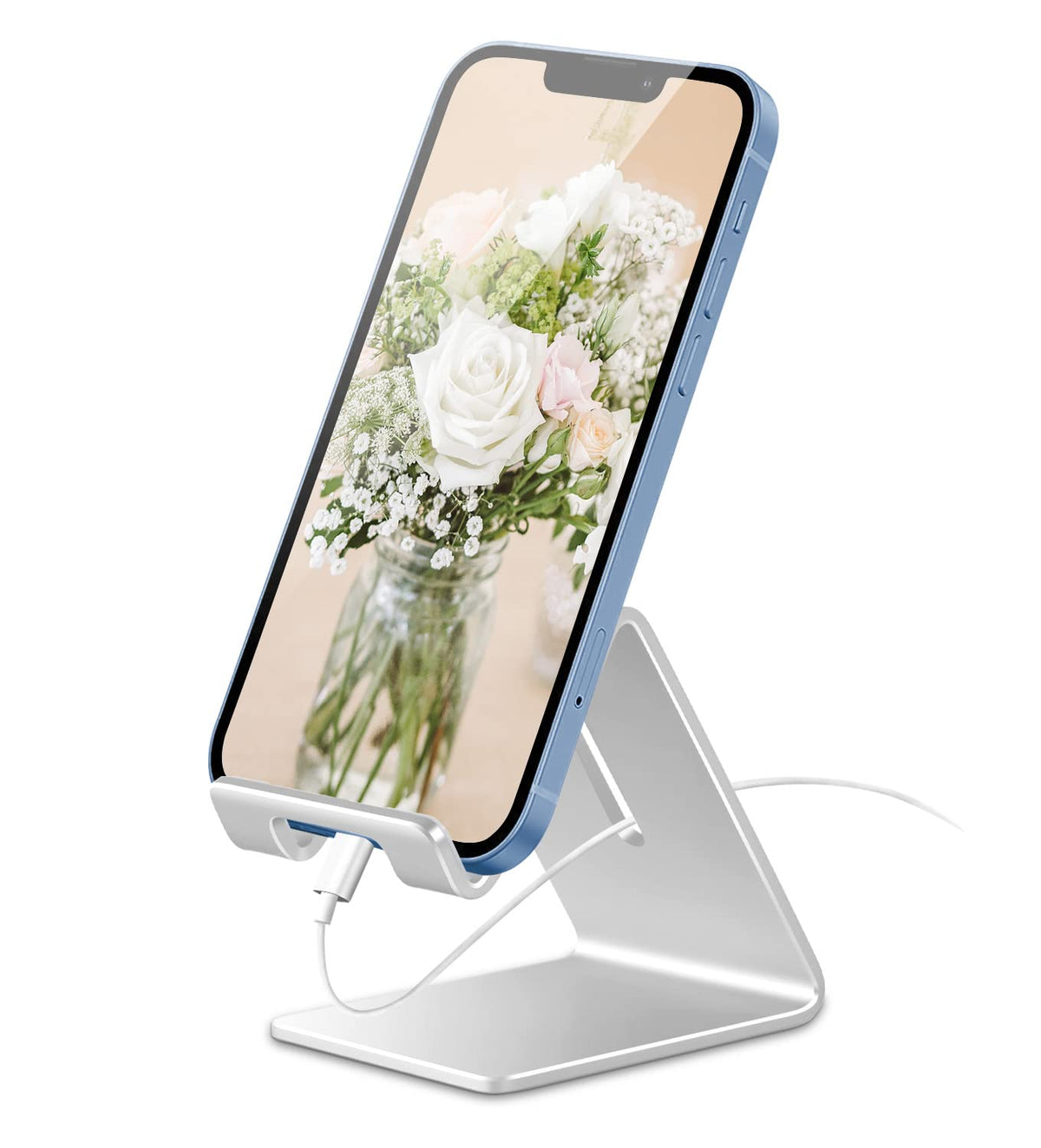 Aluminum Phone Stand for iPhone Series, Samsung, Rose Gold
