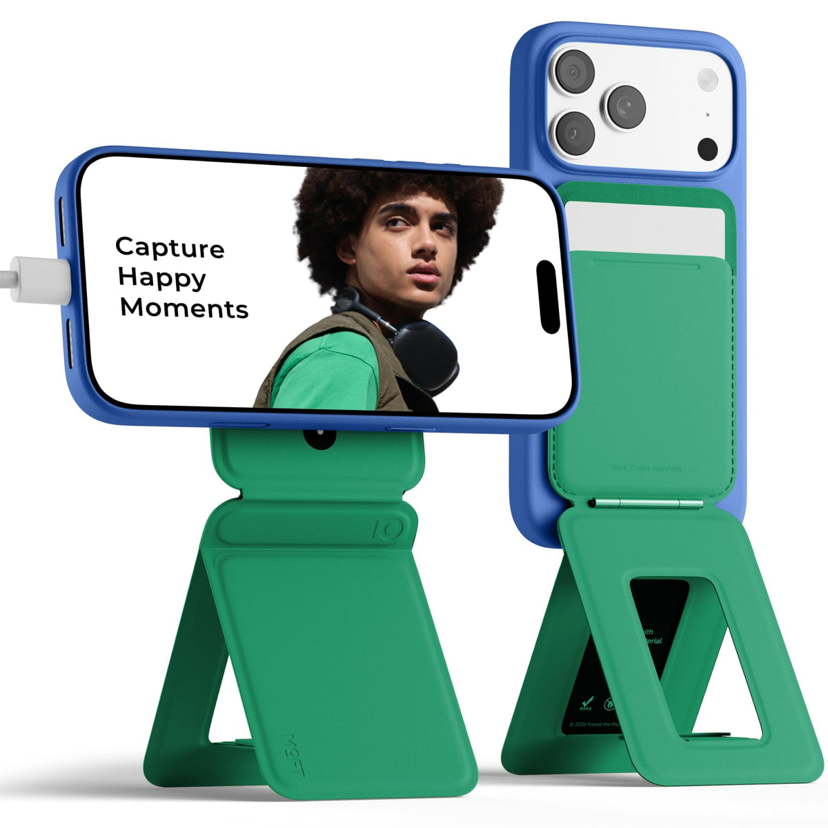 MOFT Phone Tripod Stand, Portable Selfie Stick for iPhone, Mulit-Angle