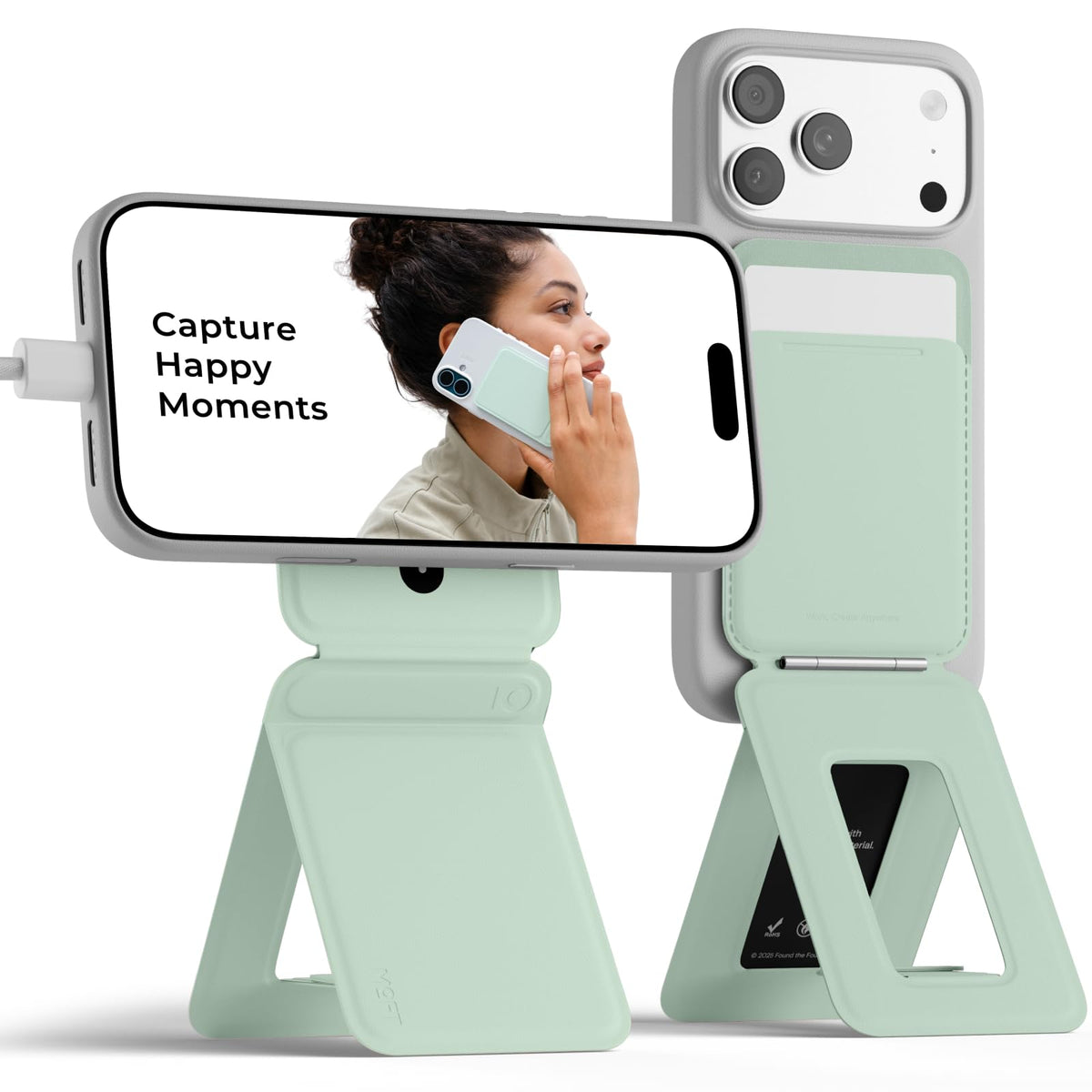MOFT Phone Tripod Stand, Portable Selfie Stick for iPhone, Mulit-Angle