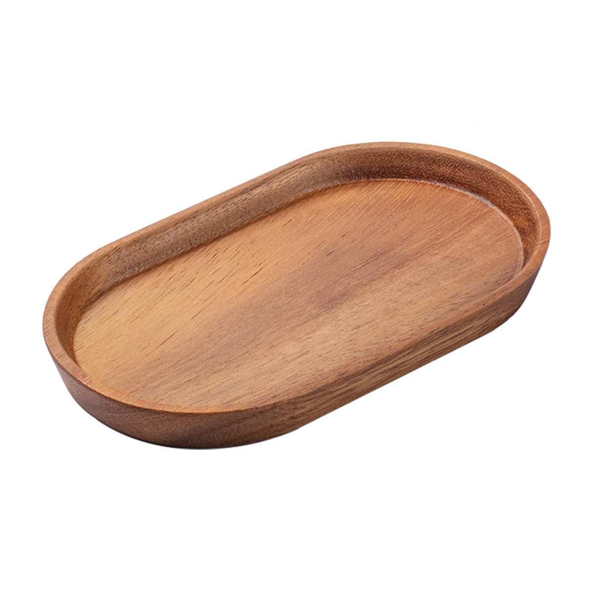 Vandroop Beech Wooden Mini Serving Tray, Tea&Coffee Table Tray 7.9”×4.7”