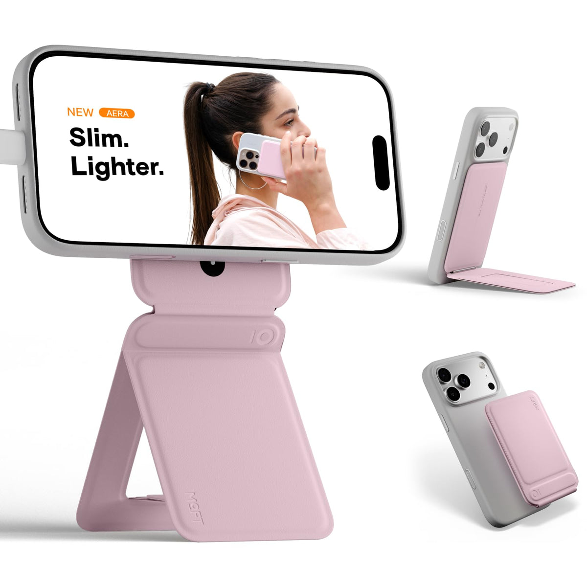 MOFT Phone Tripod Stand, Portable Selfie Stick for iPhone, Mulit-Angle