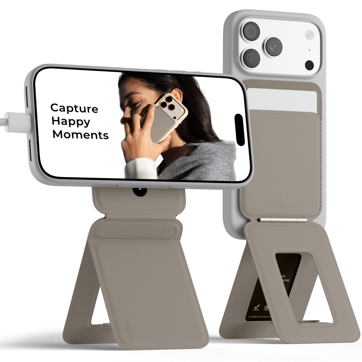 MOFT Phone Tripod Stand, Portable Selfie Stick for iPhone, Mulit-Angle