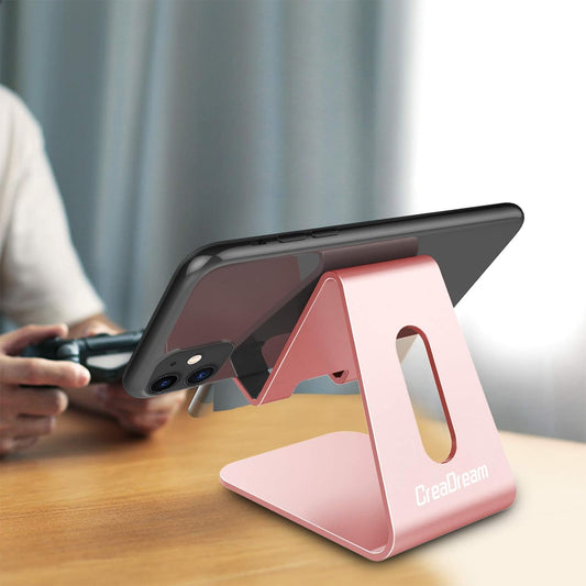 CreaDream Phone Stand Holder, Aluminum Phone Stand for Desk