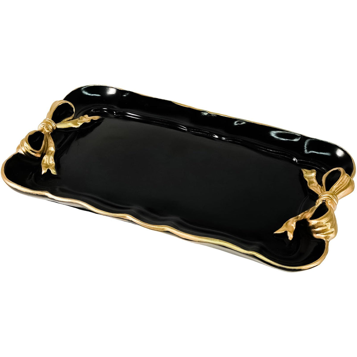 Warmtree Bow Jewelry Tray, Coquette Trinket Dish, Vanity Decor
