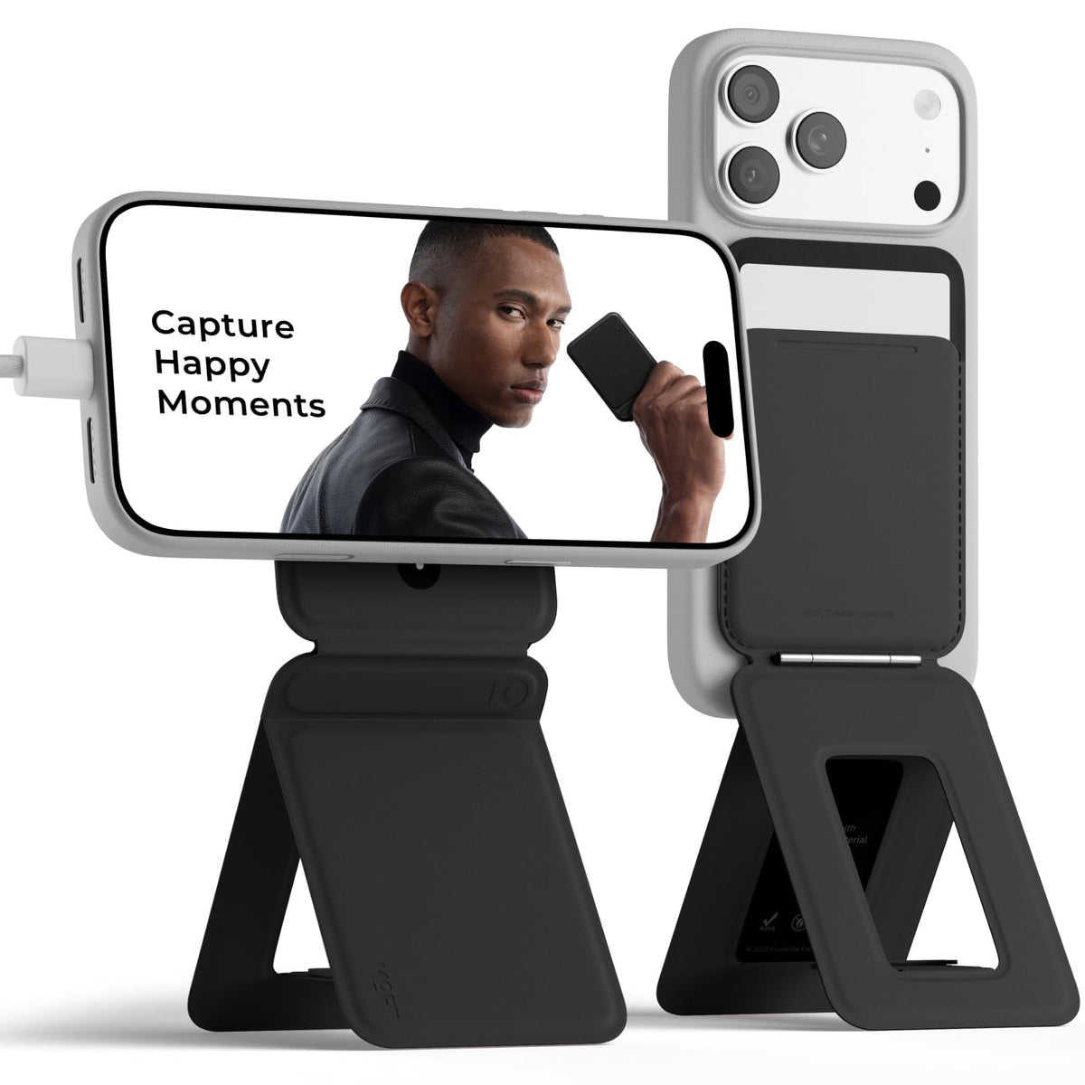 MOFT Phone Tripod Stand, Portable Selfie Stick for iPhone, Mulit-Angle