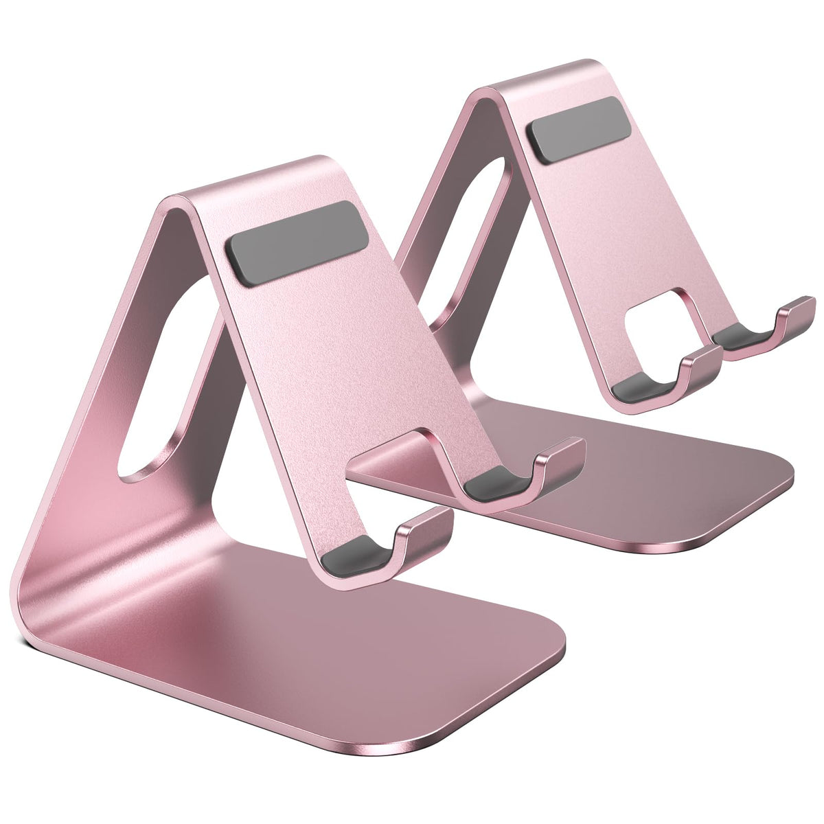 2Pack Phone Stand, Simple Cellphone Holder for Desk, Desk Phone Stand,Pink