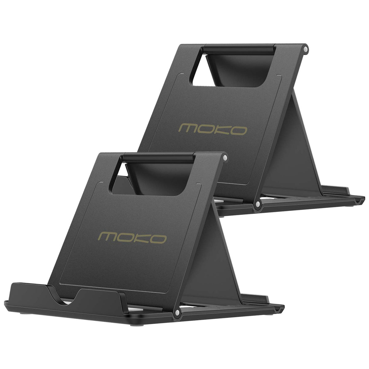 Moko 2 Pack Cell Phone Stand for Desk, Tablet Stand for 4"-11" Devices