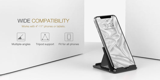 Moko 2 Pack Cell Phone Stand for Desk, Tablet Stand for 4"-11" Devices