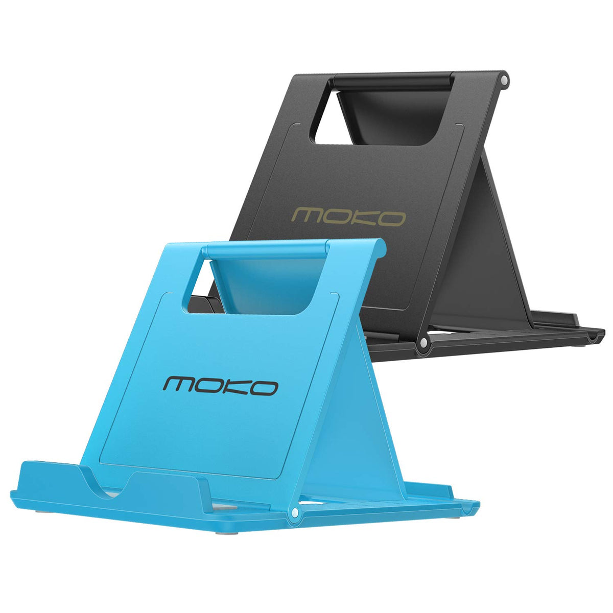 Moko 2 Pack Cell Phone Stand for Desk, Tablet Stand for 4"-11" Devices