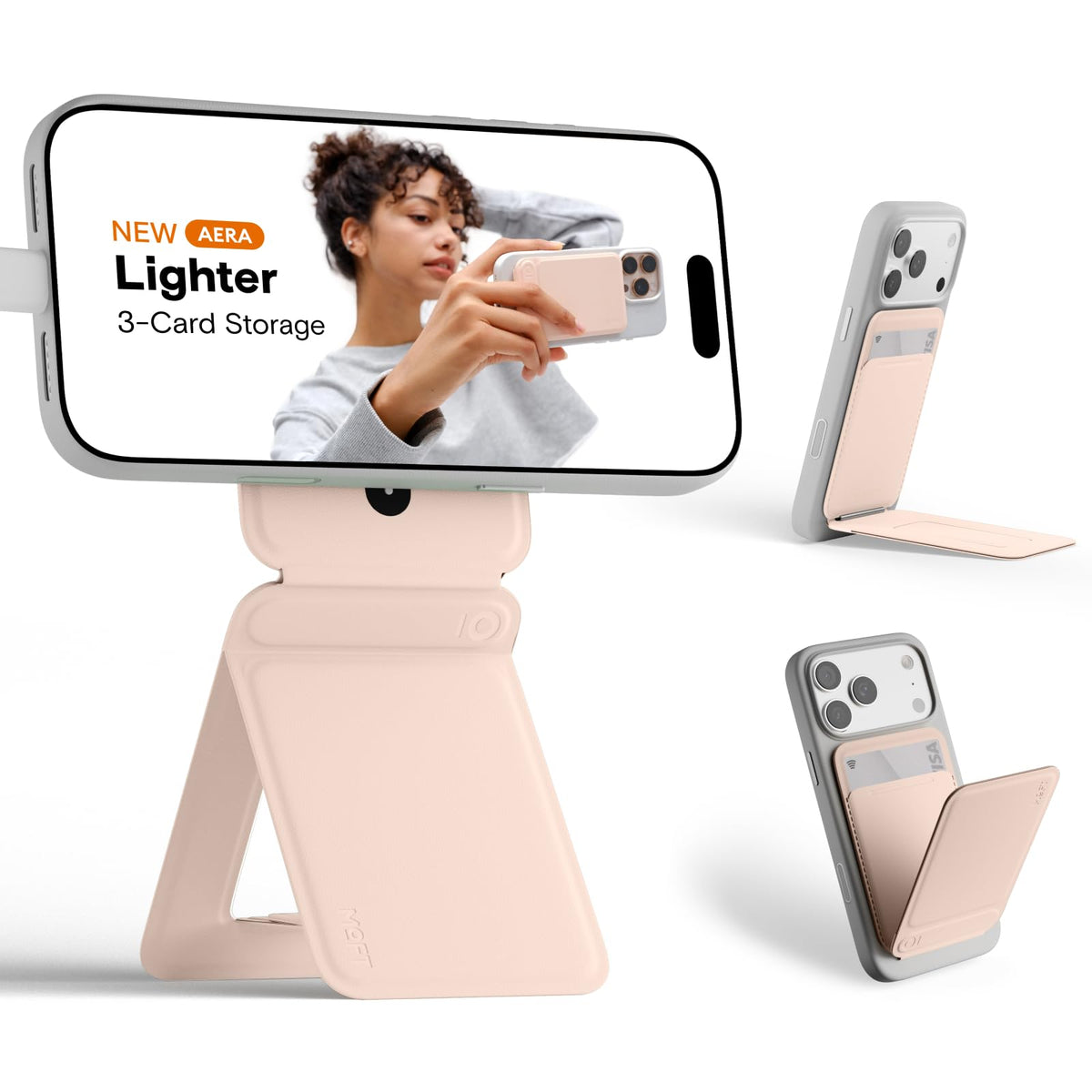 MOFT Phone Tripod Stand, Portable Selfie Stick for iPhone, Mulit-Angle