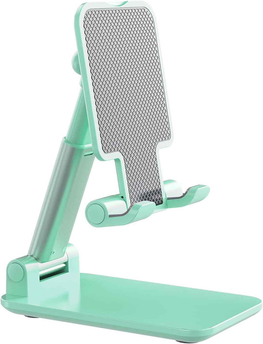 Phone Stand for Desk, Cell Phone Holder Cute Smart Cellphone Stand Foldable Stands Compatible with Under 8" Devices, Office Accessories, Pink