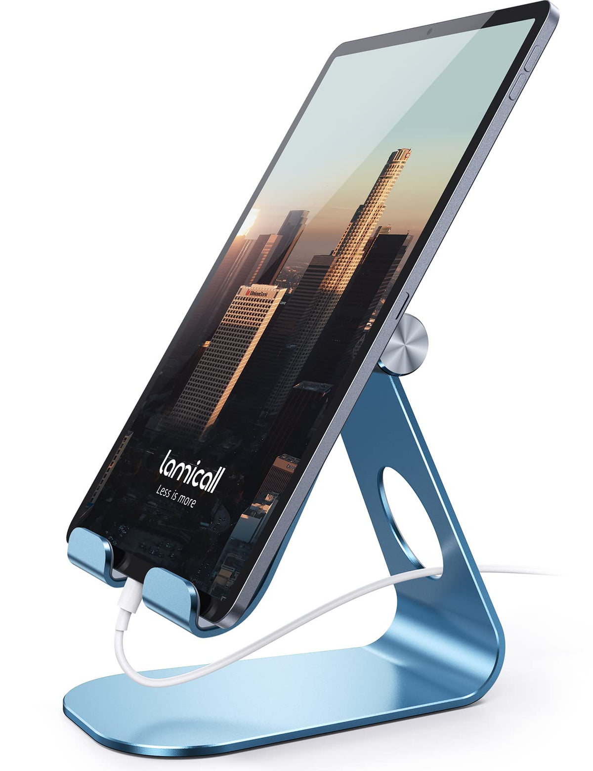 Lamicall iPad Stand Adjustable Tablet Holder, Sturdy Aluminum, Multi-Angle