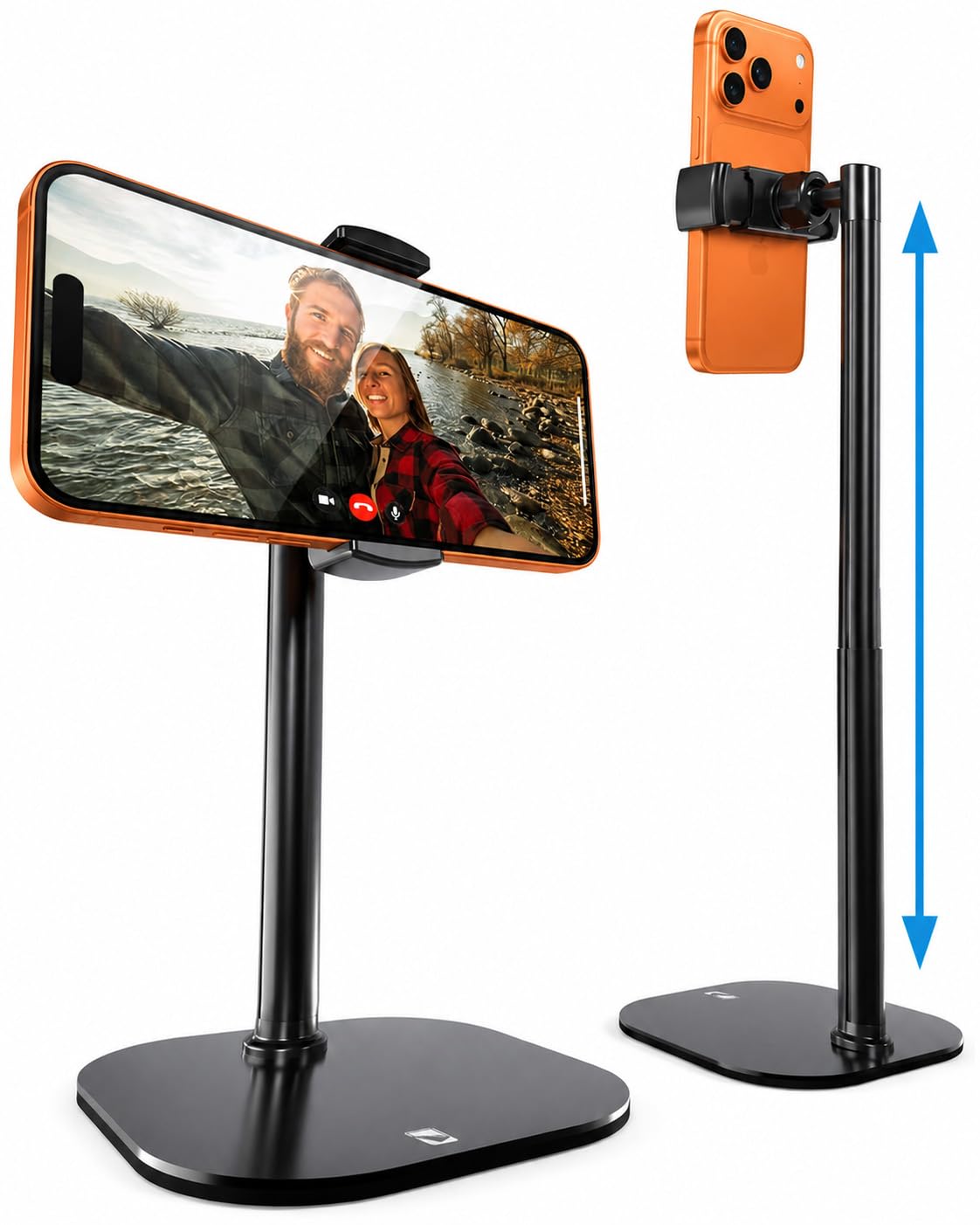 COOPER ChatStand Sturdy Cell Phone Holder, iPhone Stand for Desk, Recording