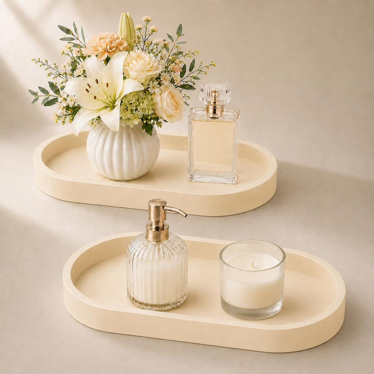 Bathroom Tray,Vanity Tray,Perfume Tray for Makeup,Perfume,Trinket
