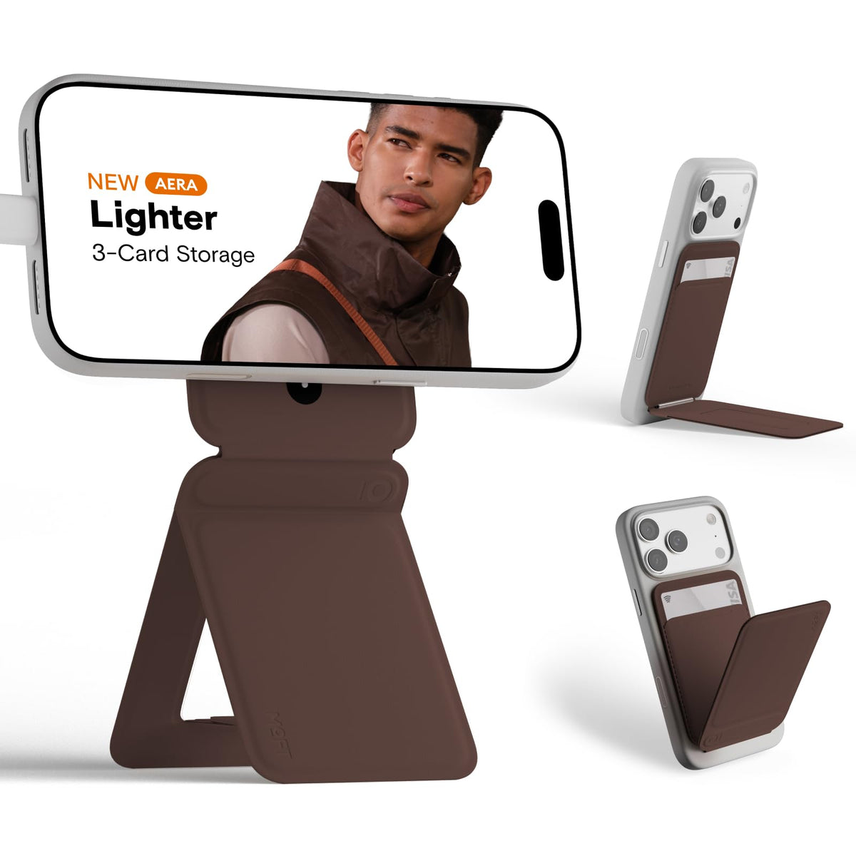 MOFT Phone Tripod Stand, Portable Selfie Stick for iPhone, Mulit-Angle
