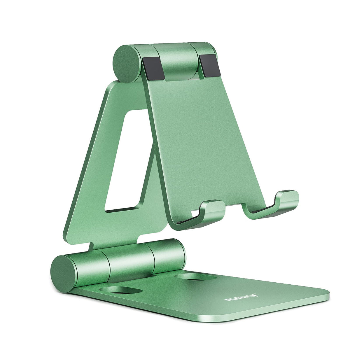 Nulaxy Full Aluminum Dual Folding Cell Phone Stand for Desk, Purple
