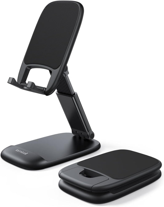 Lamicall Cell Phone Stand for Desk, Height Angle Adjustable Phone Holder