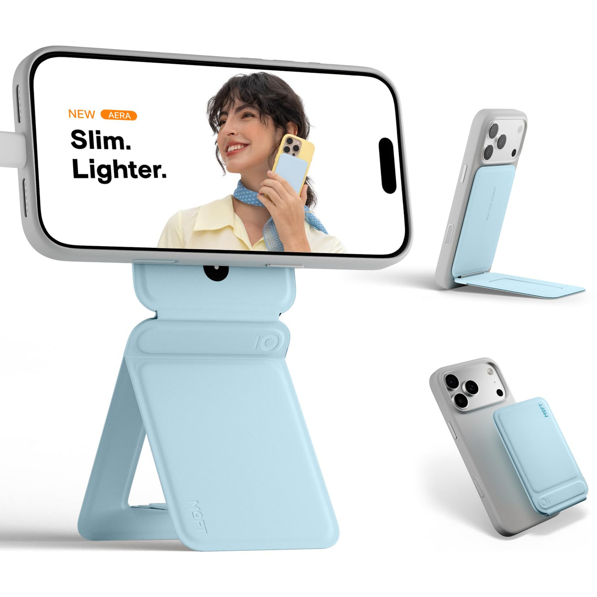 MOFT Phone Tripod Stand, Portable Selfie Stick for iPhone, Mulit-Angle