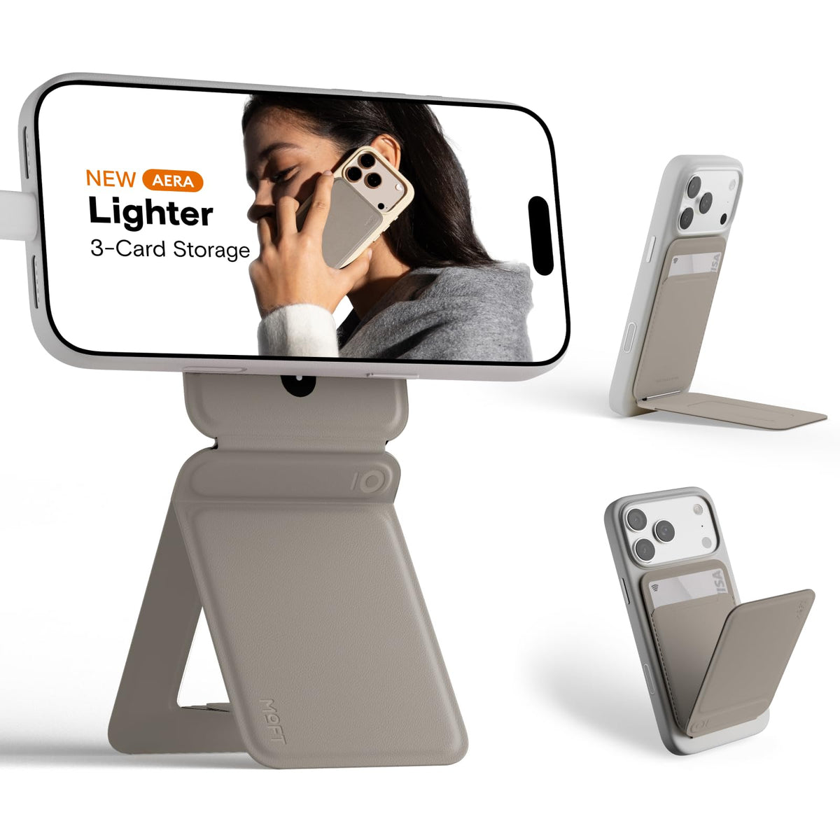 MOFT Phone Tripod Stand, Portable Selfie Stick for iPhone, Mulit-Angle