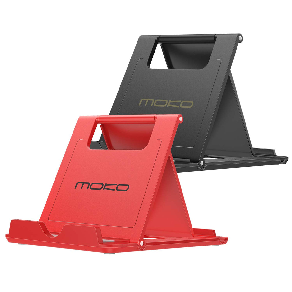 Moko 2 Pack Cell Phone Stand for Desk, Tablet Stand for 4"-11" Devices