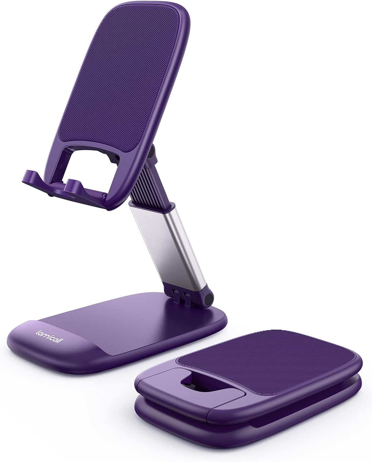 Lamicall Purple Phone Holder for Desk - Dark Purple Cellphone Stand