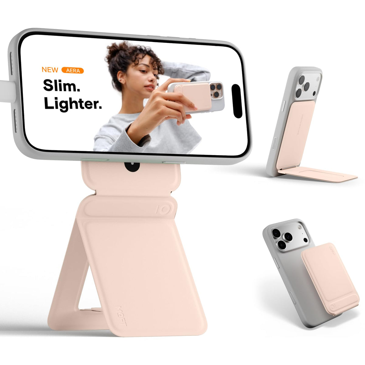 MOFT Phone Tripod Stand, Portable Selfie Stick for iPhone, Mulit-Angle