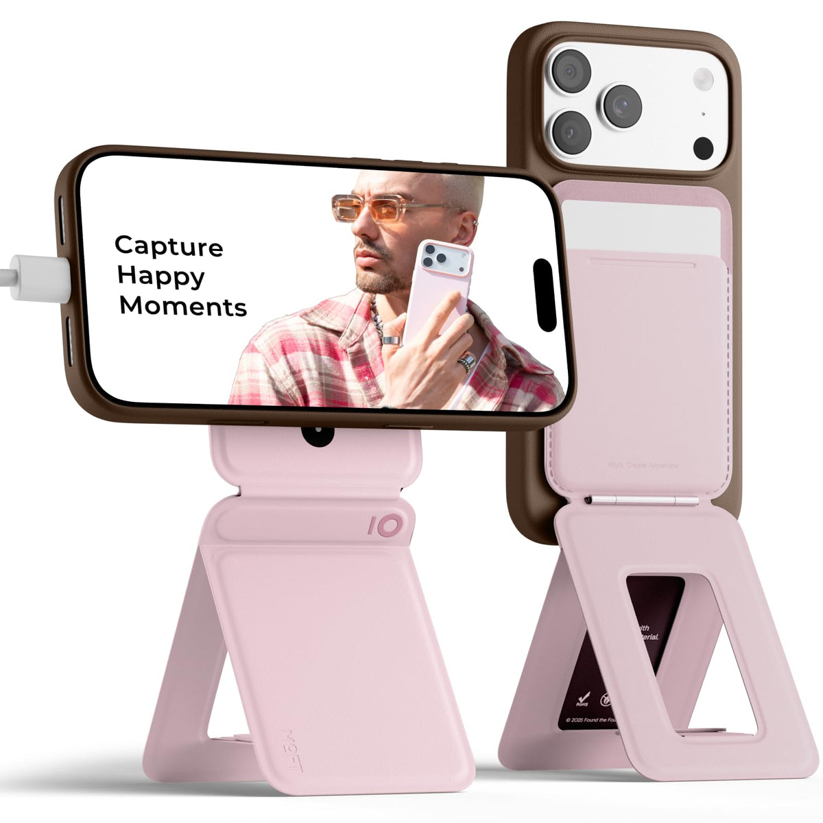MOFT Phone Tripod Stand, Portable Selfie Stick for iPhone, Mulit-Angle