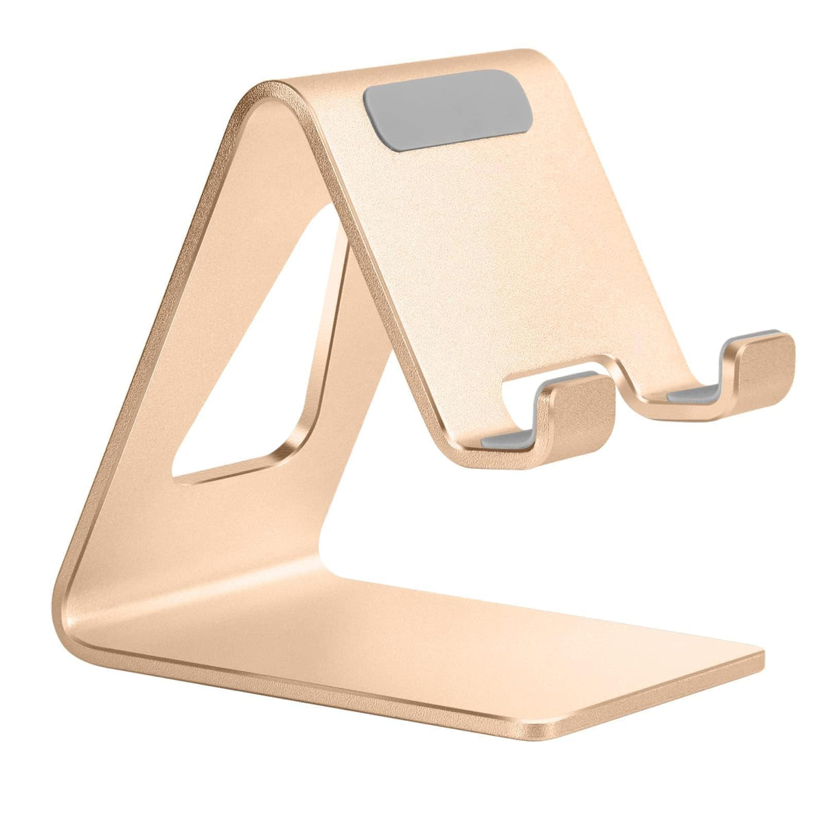 Aoviho Cell Phone Stand for Desk, Aluminum Phone Holder, Rose Gold