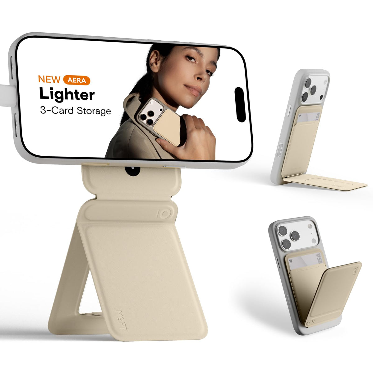 MOFT Phone Tripod Stand, Portable Selfie Stick for iPhone, Mulit-Angle