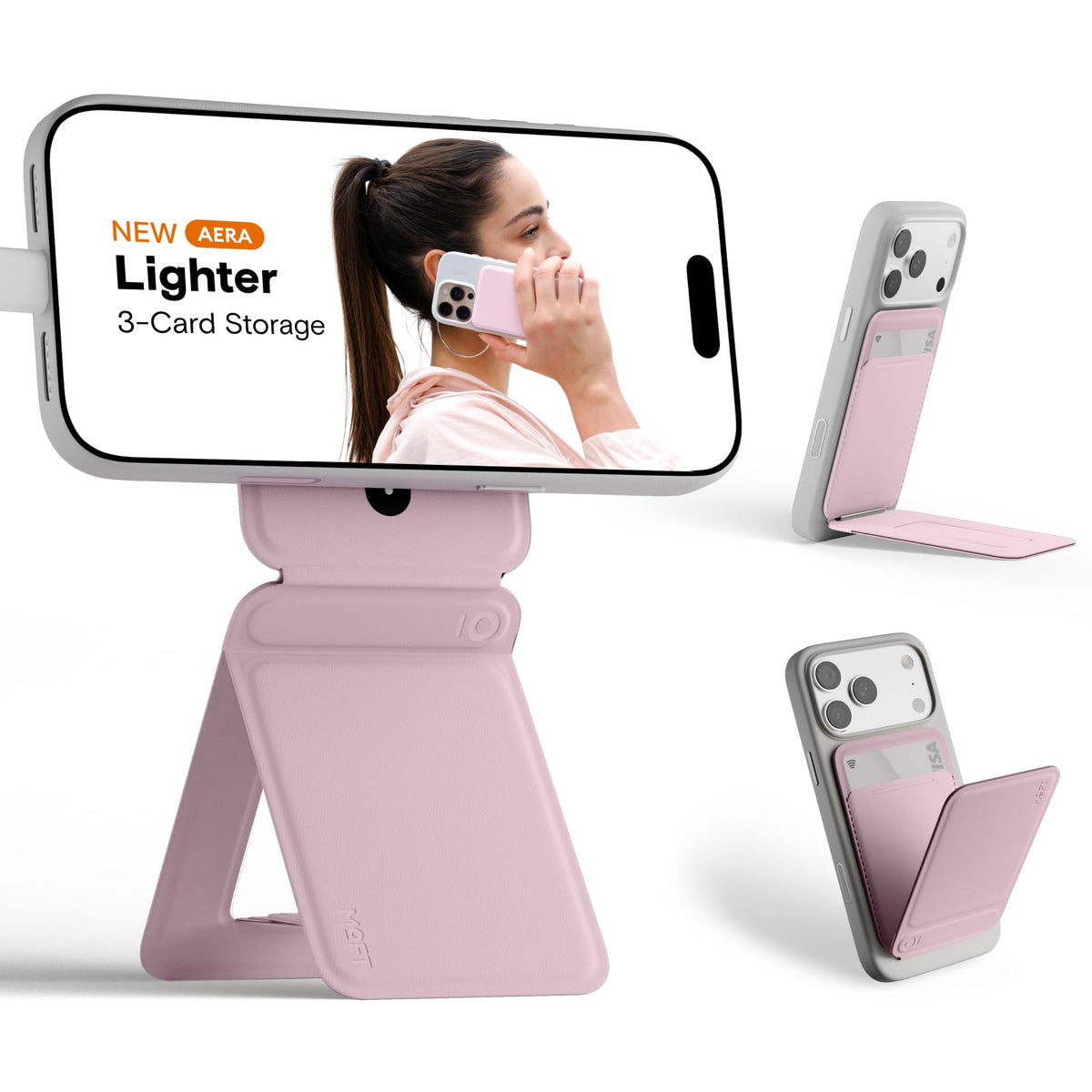 MOFT Phone Tripod Stand, Portable Selfie Stick for iPhone, Mulit-Angle