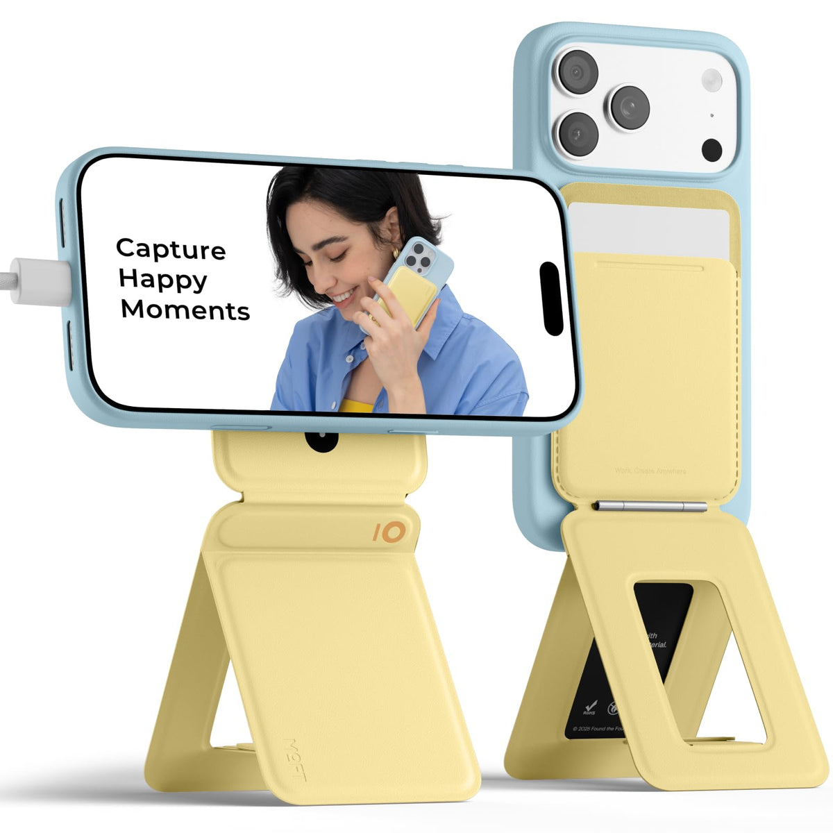 MOFT Phone Tripod Stand, Portable Selfie Stick for iPhone, Mulit-Angle