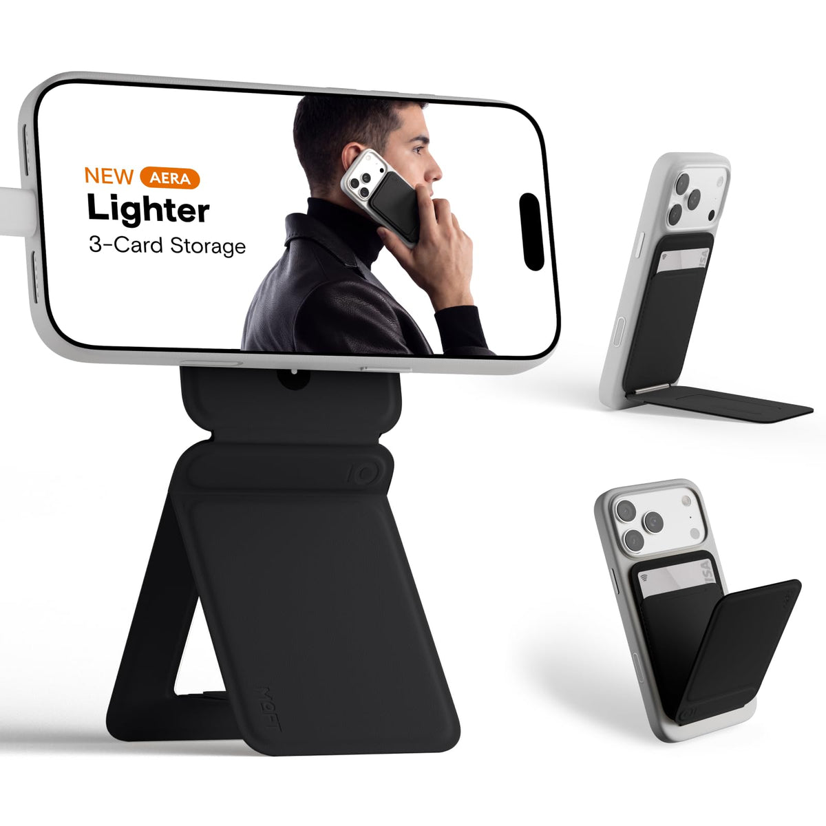 MOFT Phone Tripod Stand, Portable Selfie Stick for iPhone, Mulit-Angle