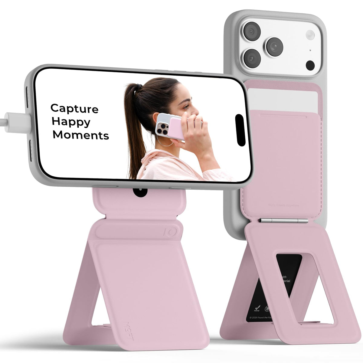MOFT Phone Tripod Stand, Portable Selfie Stick for iPhone, Mulit-Angle