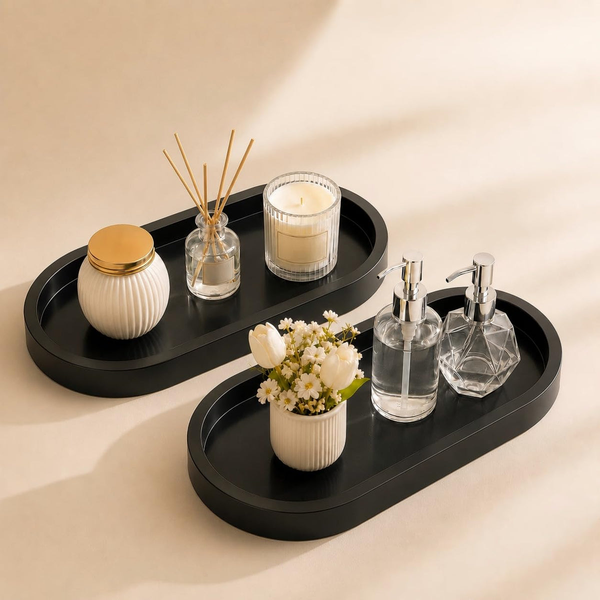 Bathroom Tray,Vanity Tray,Perfume Tray for Makeup,Perfume,Trinket